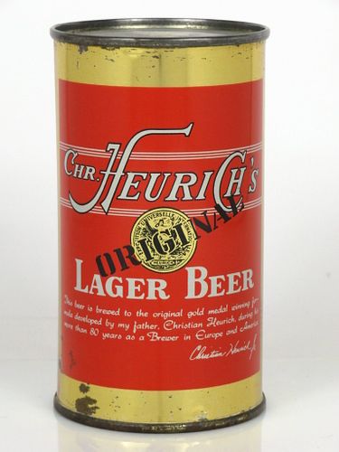1955 Chr. Heurich's Original Lager Beer 12oz 81-37 Washington, District Of Columbia