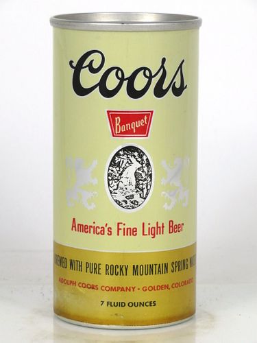 1959 Coors Banquet Beer 12oz 240-01 Golden, Colorado