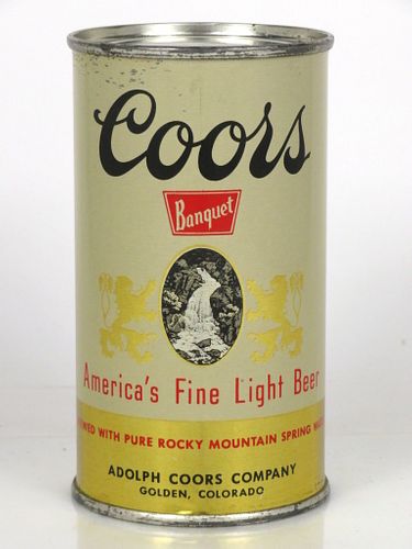 1950 Coors Banquet Beer 12oz 51-20.1 Golden, Colorado