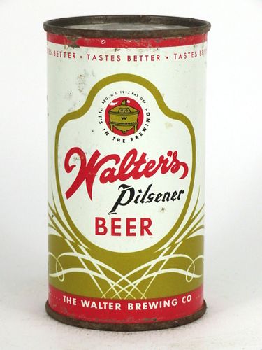 1950 Walter's Pilsener Beer 12oz 144-16 Pueblo, Colorado