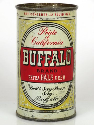 1951 Buffalo Pale Beer 12oz 45-05 Los Angeles, California