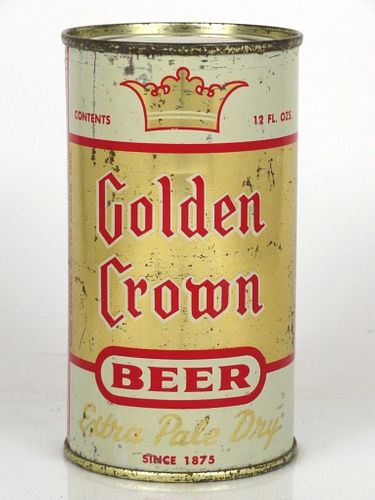 1958 Golden Crown Beer 12oz 72-34 Los Angeles, California
