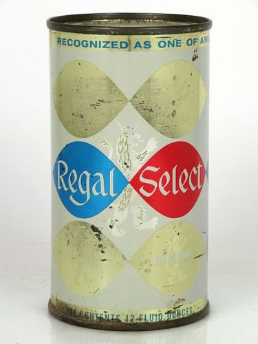1962 Regal Select Beer 12oz 121-18 Los Angeles, California
