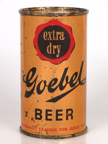 1954 Goebel Extra Dry Beer 12oz 131-34 Oakland, California
