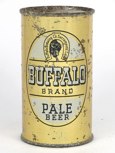 1939 Buffalo Brand Pale Beer 12oz 45-10 Sacramento, California