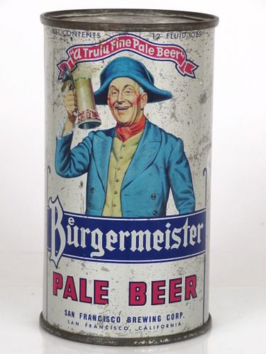 1954 Burgermeister Pale Beer 12oz 46-32 San Francisco, California