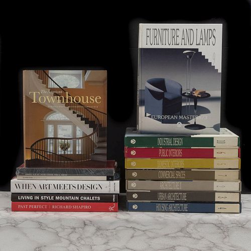 Libros sobre Arquitectura. Arquitectura / Urbanismo / Arquitecrura de Casas / Interiores Públicos / Diseño Industrial. Piezas: 14.