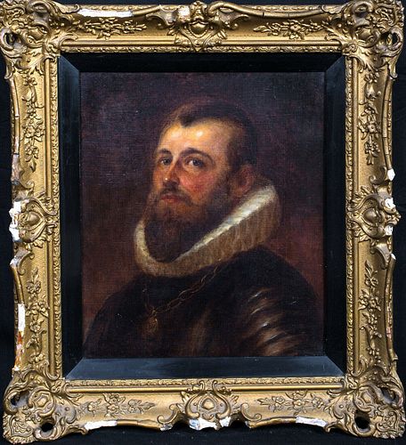 PORTRAIT KNIGHT OF THE ORDER OF THE GOLDEN FLEECE OIL PAINTING