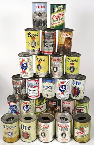 Lot of 25 Mini Beer Can Lighter Holders