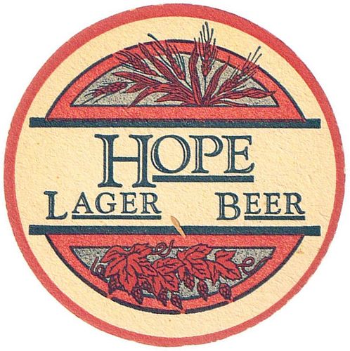 1989 Hope Lager Beer RI-HOP-1A Providence, Rhode Island