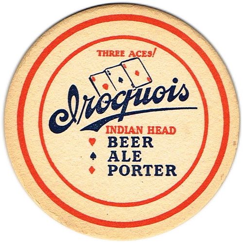 1940 Iroquois Beer/Ale/Porter NY-IRI-6 Buffalo, New York