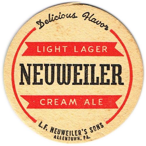 1963 Neuweiler Beer PA-NEU-5A Allentown, Pennsylvania