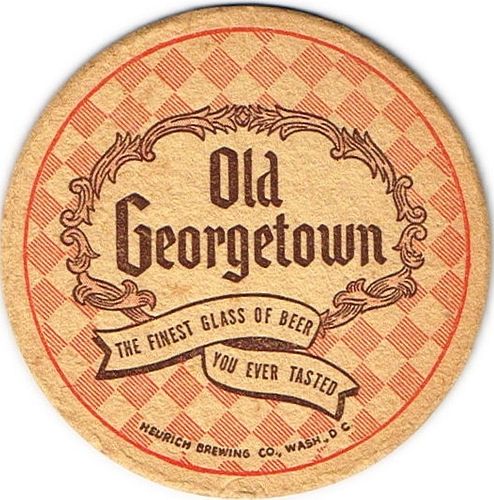 1954 Old Georgetown Beer DC-CHR-6 Washington, District Of Columbia
