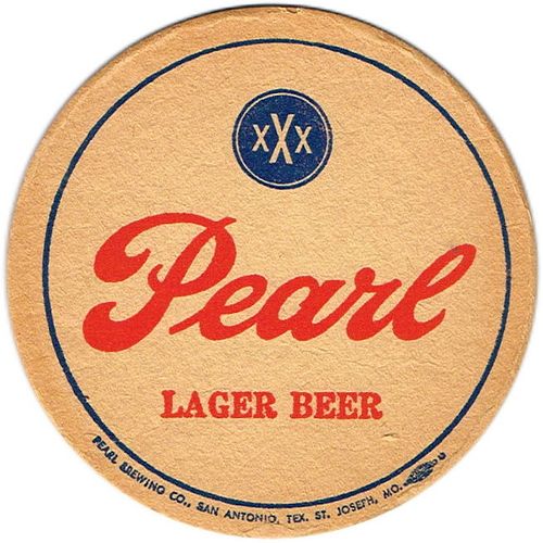 1959 Pearl Lager Beer TX-PEA-3 San Antonio, Texas