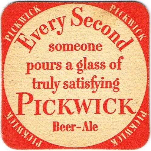 1940 Pickwick Beer-Ale MA-HAFF-16 Boston, Massachusetts