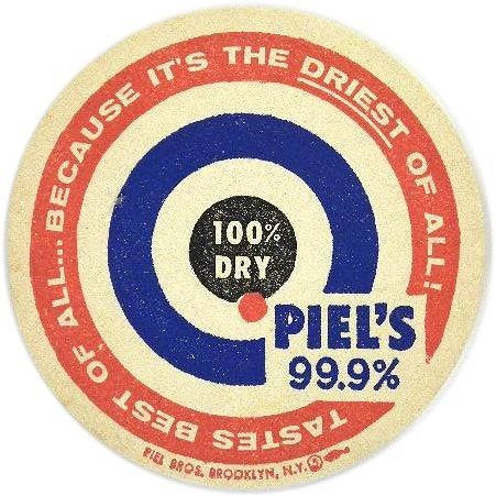 1955 Piels Beer 100% NY-PIEL111 Brooklyn, New York