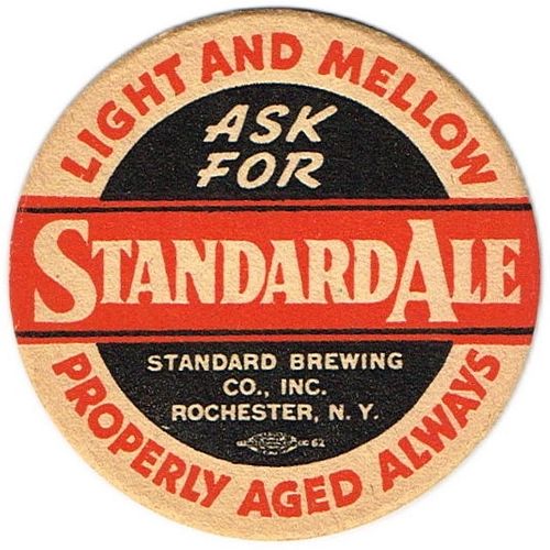 1950 Standard Ale NY-SBC-10 Rochester, New York