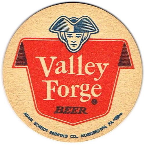 1959 Valley Forge Beer/Rams Head Ale PA-SCHE-9 Norristown, Pennsylvania