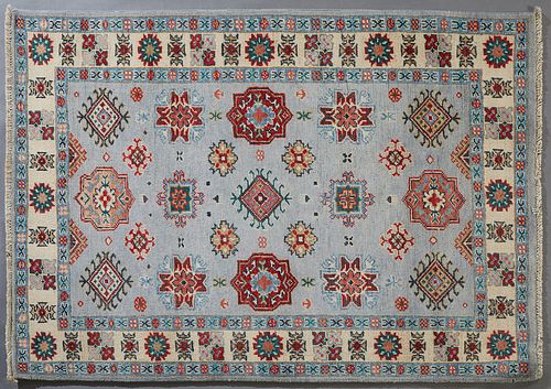 Uzbek Shirvan Carpet, 3' 3 x 4' 4.