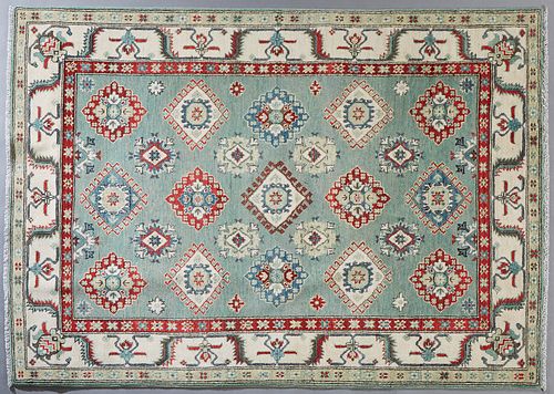 Uzbek Kazak Carpet, 4' 10 x 6' 10.