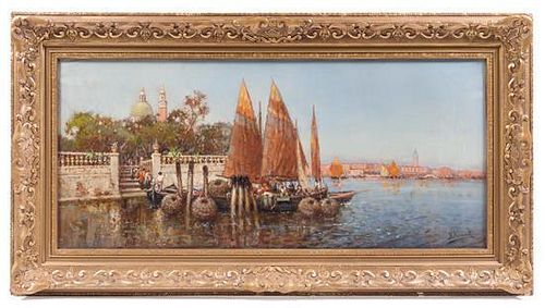 Nicholas Briganti, (Italian/American, 1861-1944), Grand Canal, Venice
