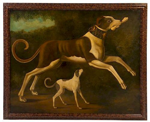 William Skilling, (American, 1892-1964), Whippets