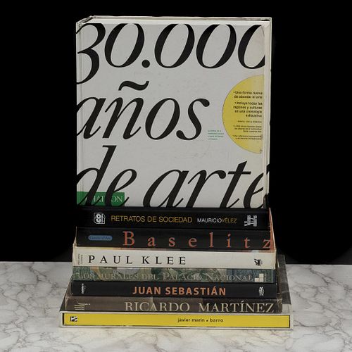 Libros sobre Arte. Ricardo Martínez / Historias Pintadas y Cuentos de Amor / Javier Marín. Barro. Piezas: 8.