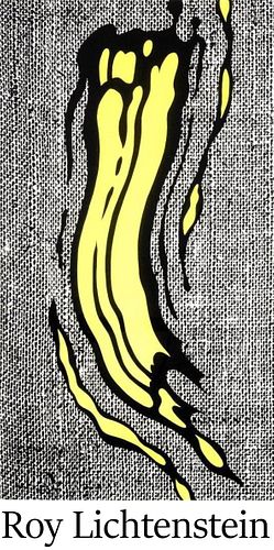Roy Lichtenstein - Yellow Brushstroke