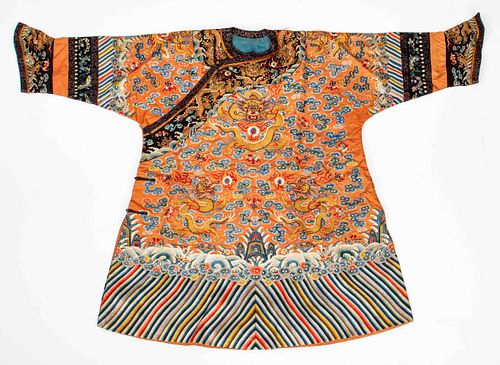 Chinese Qing Dynasty Imperial Embroidered Longpao