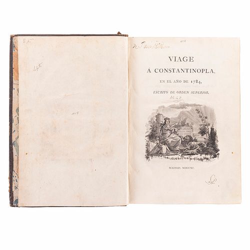 Moreno, Joseph. Viage a Constantinopla en el Año de 1784. Madrid: En la Imprenta Real de Madrid, 1790. 24 láminas.
