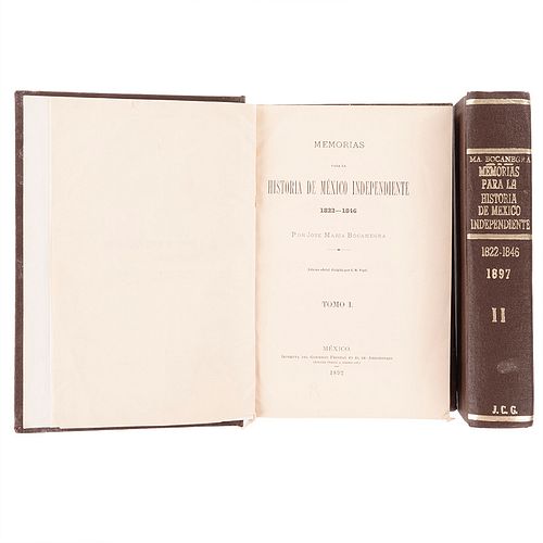 Bocanegra, José María. Memorias para la Historia de México Independiente 1822-1846. México: Imprenta del Gobierno Federal, 1892.