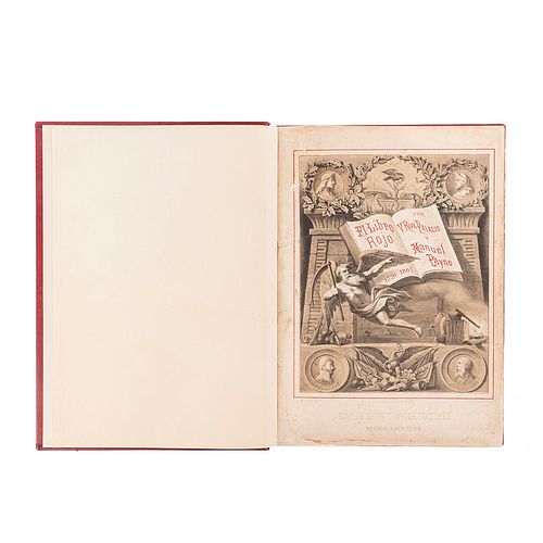 Riva Palacio, Vicente - Payno, Manuel. El Libro Rojo 1520 - 1867. México: 1870. 38 litografías.