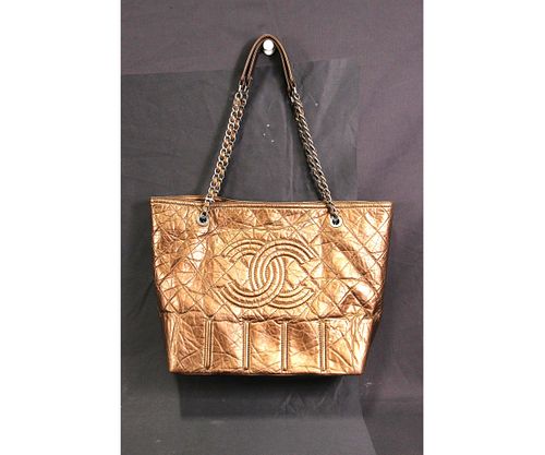 Chanel Bronze Moscow Tote Shoulder Bag