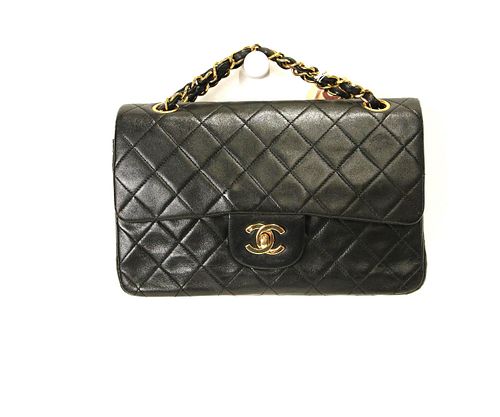 Chanel Black Paris Flap Shoulder Bag