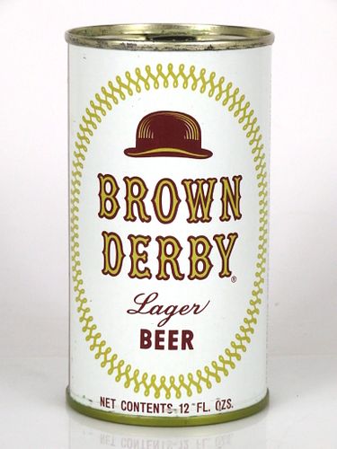 1960 Brown Derby Beer 12oz 42-16 Los Angeles, California