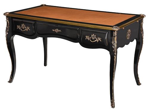 Louis XV Style Ebonized Ladies Writing Desk
