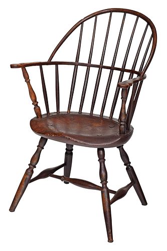 American Sack Back Windsor Armchair in Old Surface