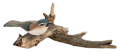 Edsel Martin Carved Bird Figural Group