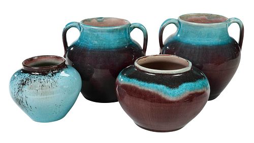 Four Pieces Of Pisgah Forest Pottery