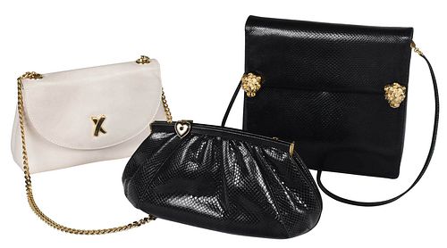 Two Judith Leiber and Paloma Picasso Hand Bags