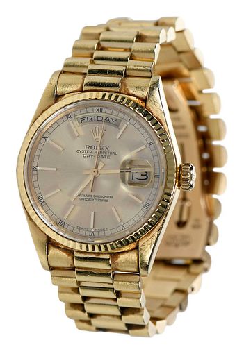 Rolex 18kt. Oyster Perpetual Day/Date Watch
