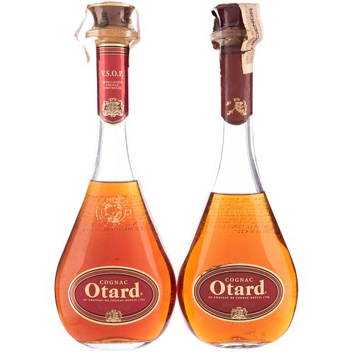 Baron Otard. V.S y V.S.O.P. Cognac. France. Total de piezas: 2.