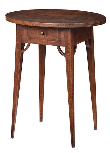 Very Fine Southern Federal Inlaid Walnut Table