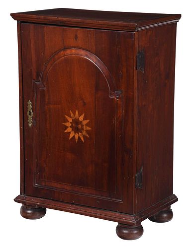 Pennsylvania Chippendale Style Mahogany Spice Cabinet
