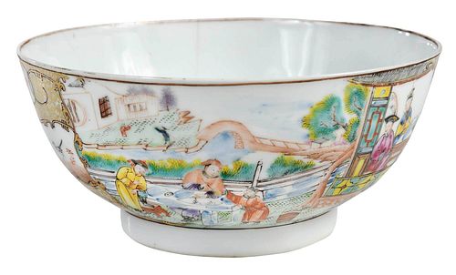 Hand Painted Chinese Porcelain Rice Bowl