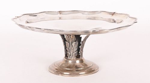 A Sterling Cake Stand by Redlich