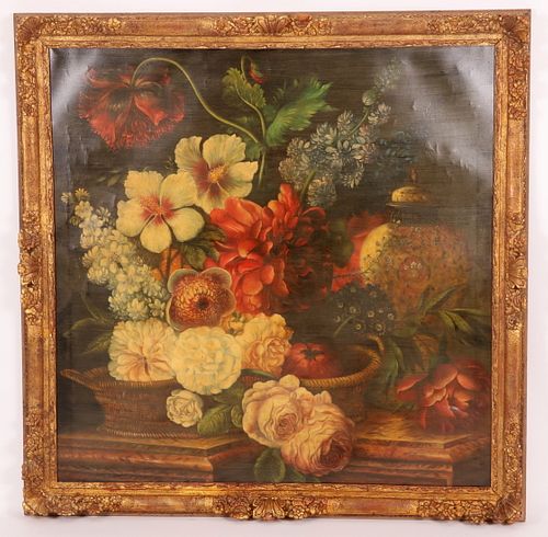 A Large Decorative Still Life Painting
