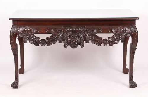 Baker, A Georgian Style Carved Table