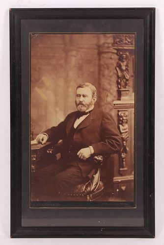 A Large Albumen Photograph of U.S. Grant