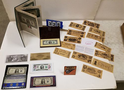TRAY U.S. CURRENCY